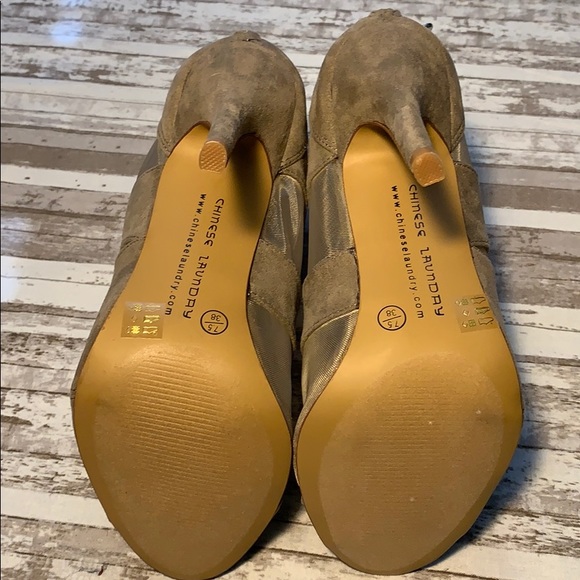 Chinese Laundry Tan Mesh Booties - Picture 4 of 4